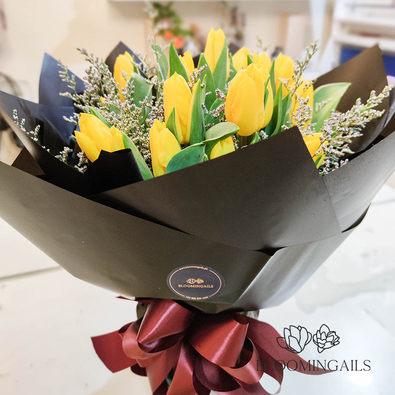 Dutch Tulip Fields Yellow 20 stems