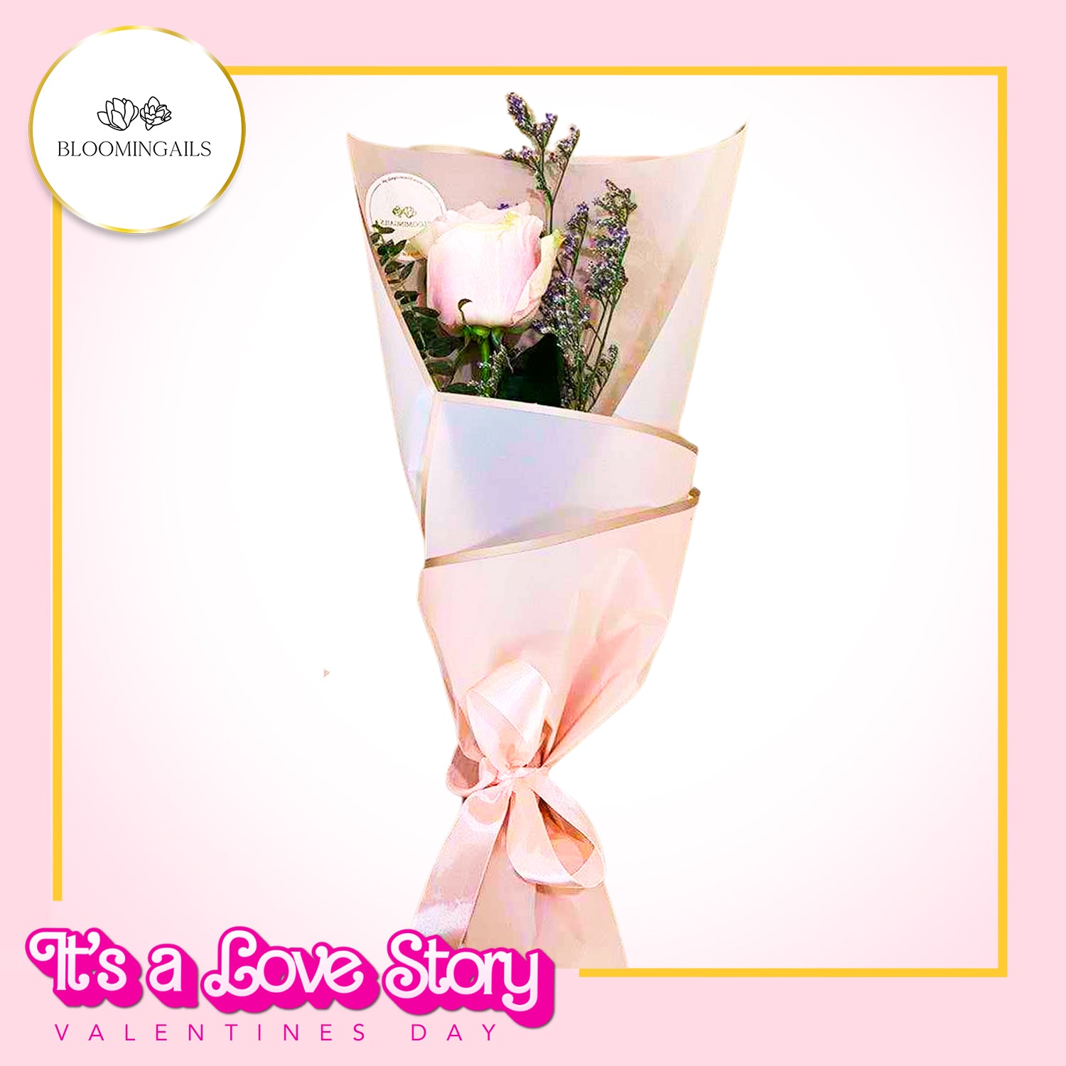 Single Stem Ecuadorian Rose Bouquet