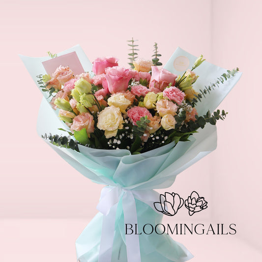 Peachy Pink Bouquet