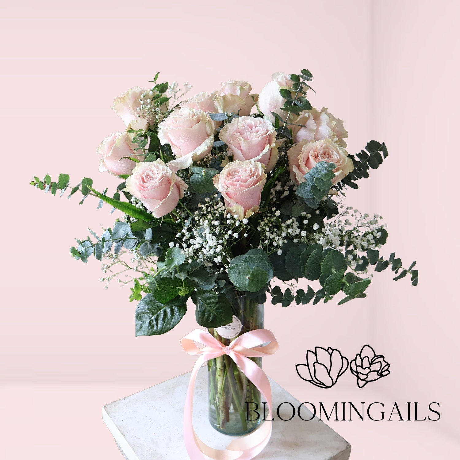Pink Ecuadorian Classic in Vase