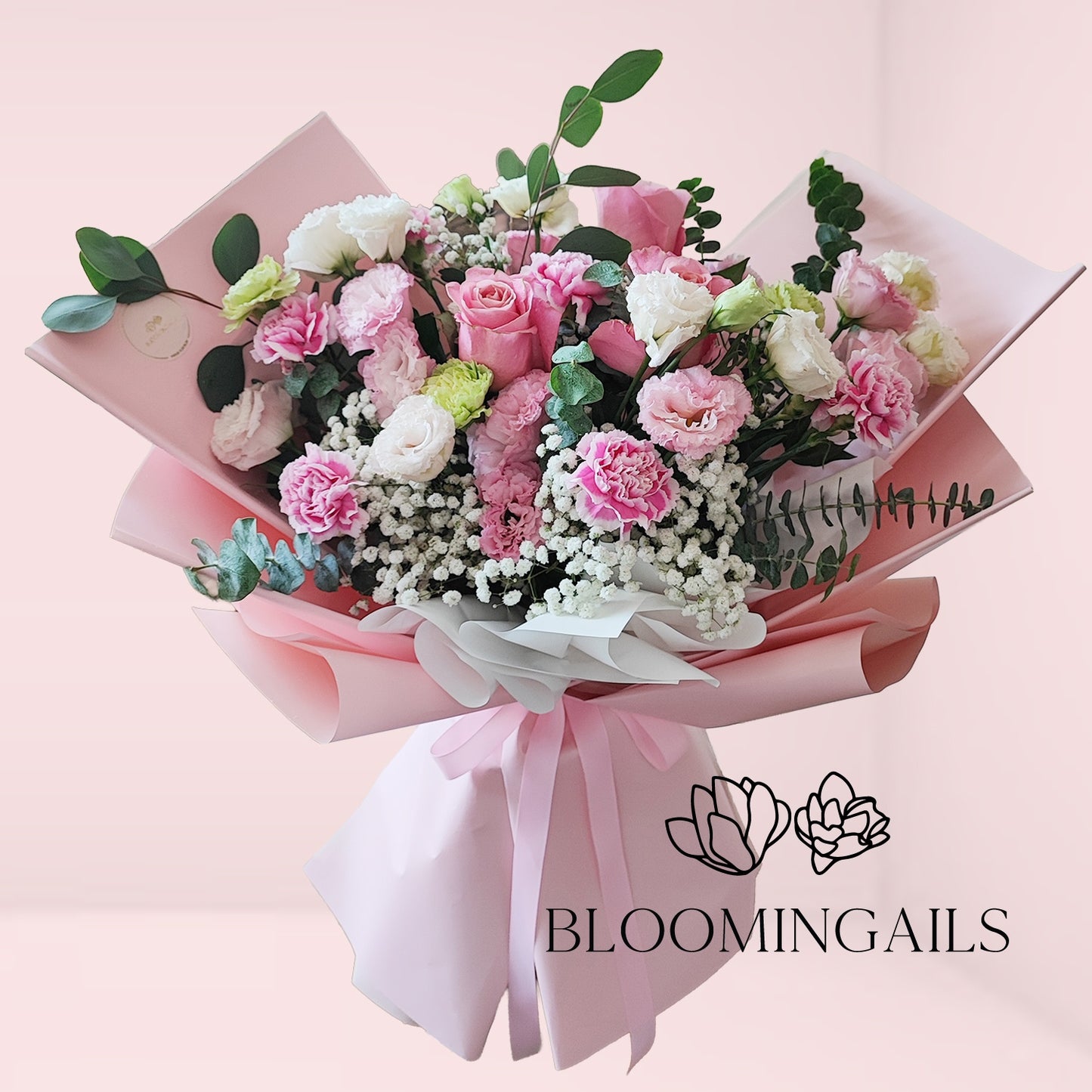 Pink Lace Bouquet