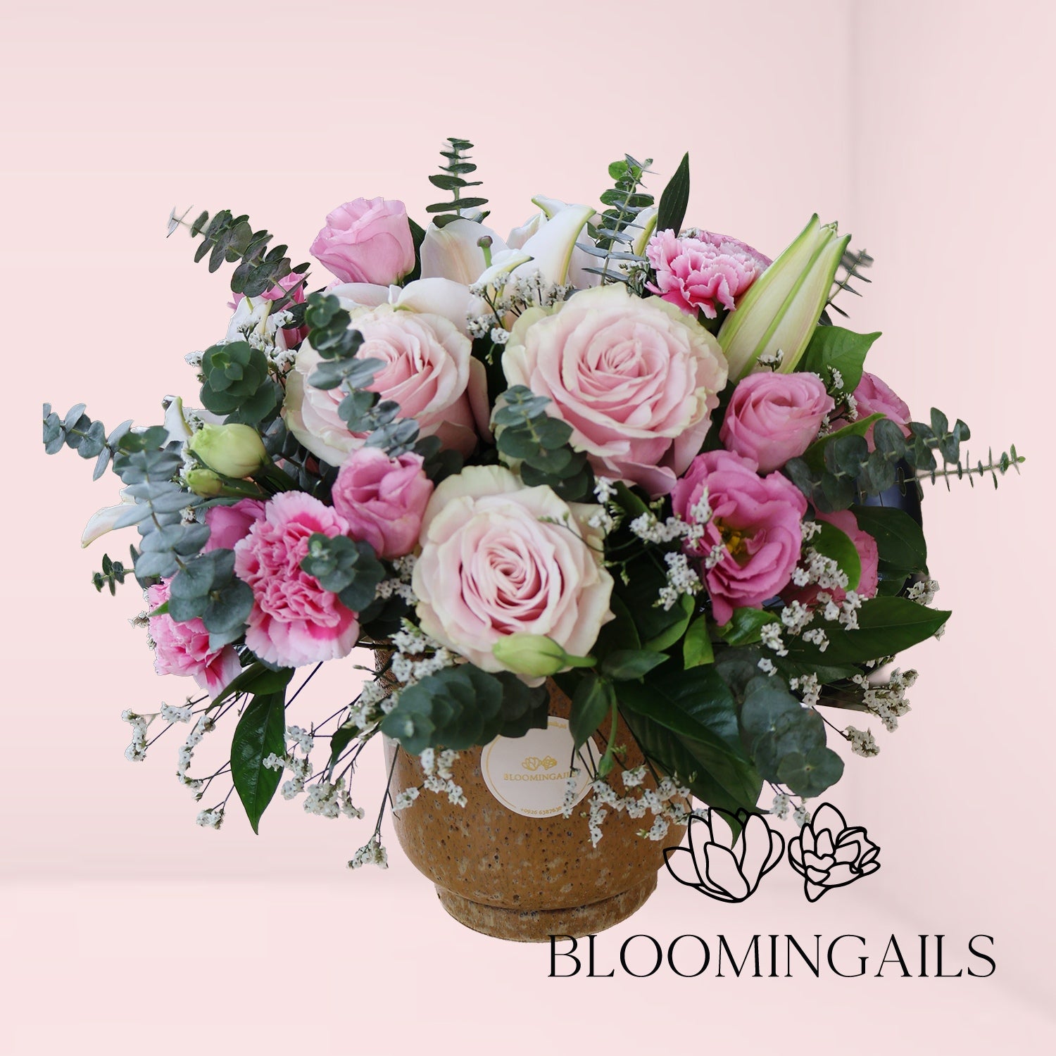 Pink Table Centerpiece