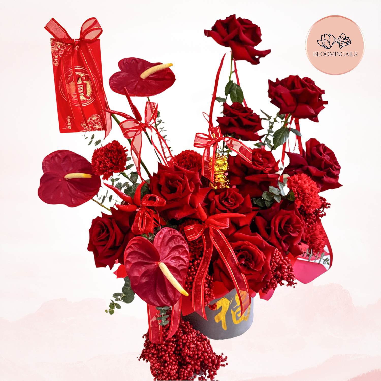 The Empress Hatbox Bouquet