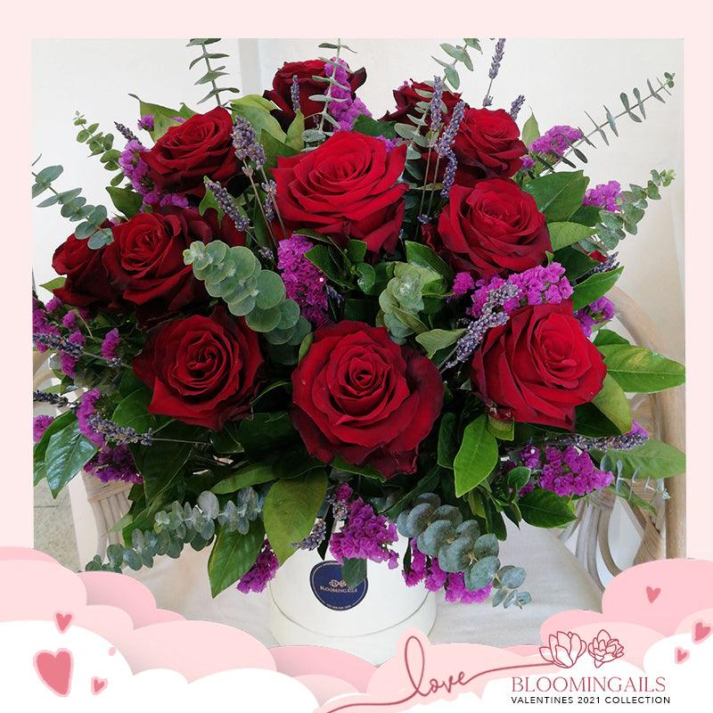Ecuadorian Roses in Jewel Box or Glass Vase - Bloomingailsph