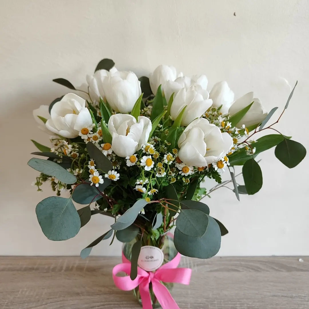 Naomi's Tulips in Vase