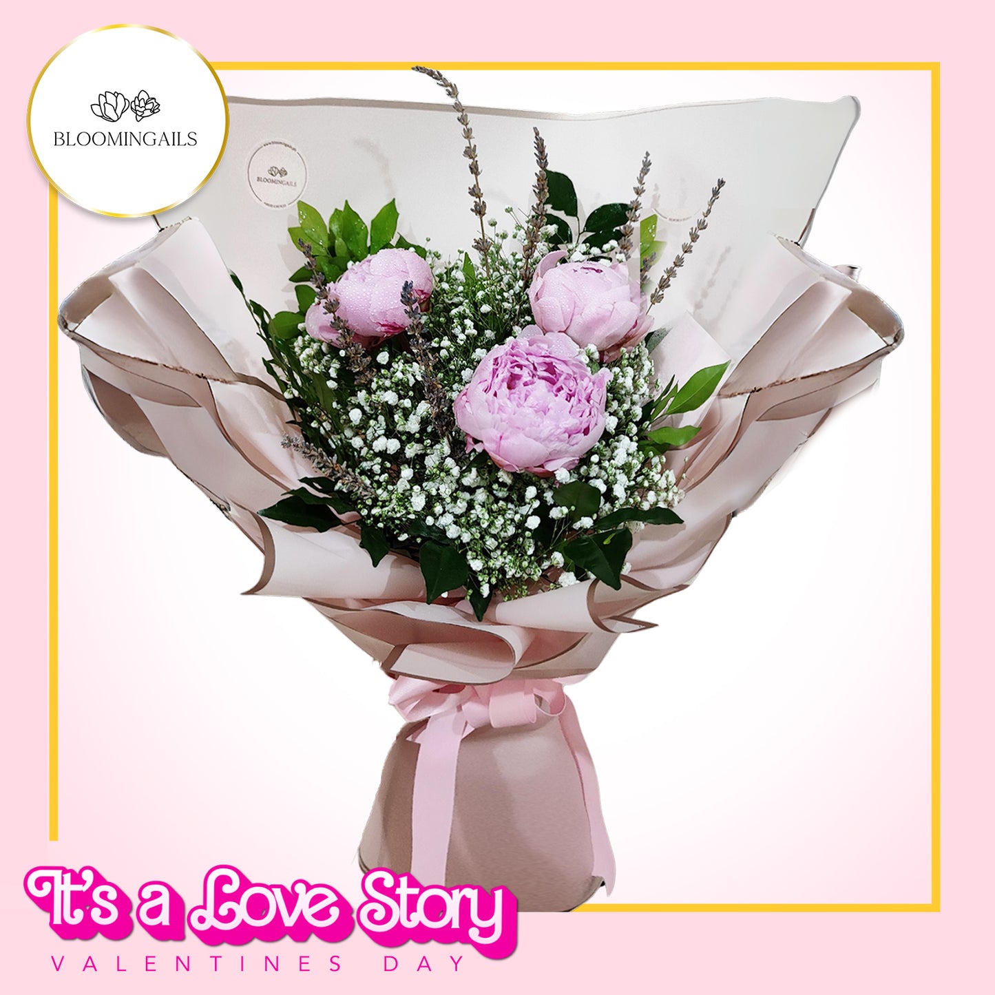 Moments Dream of Peonies 3 Stems - Bloomingailsph