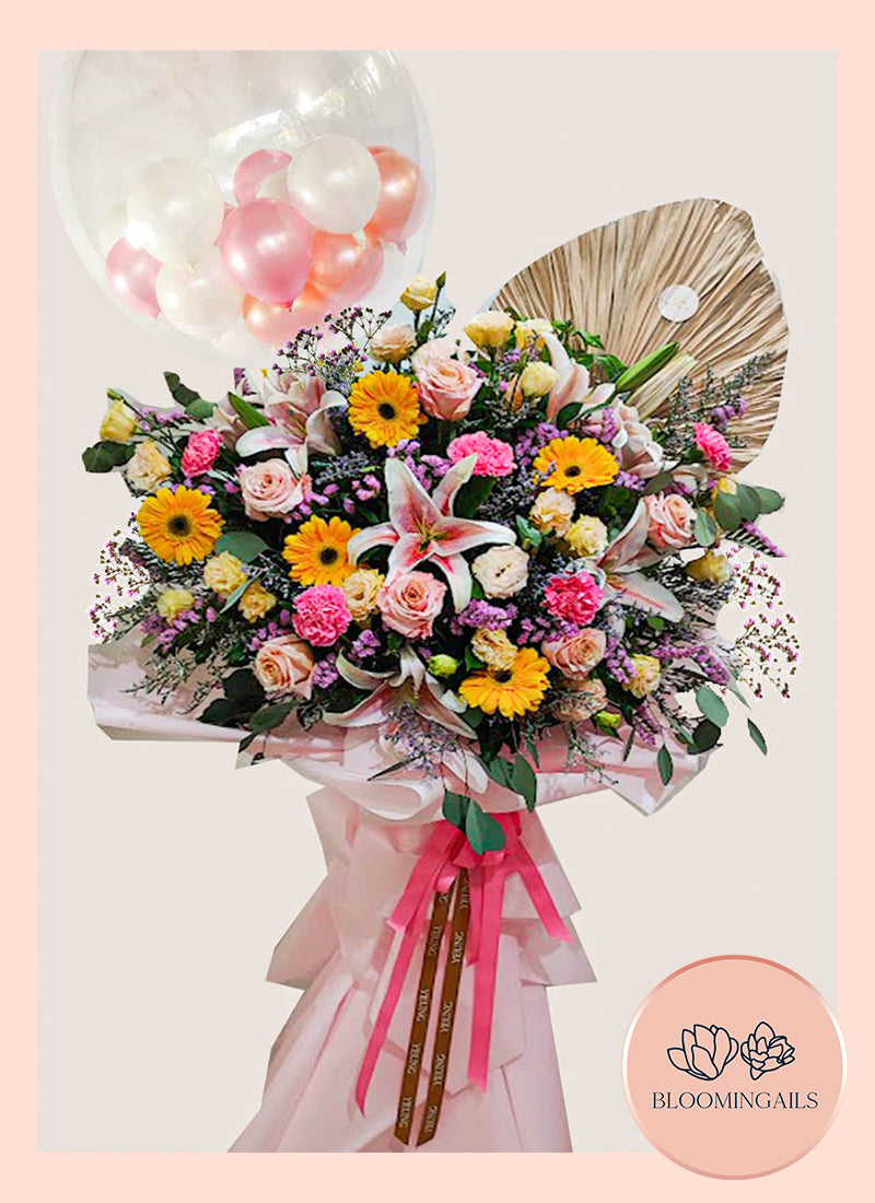 Opening Flowers with Balloon