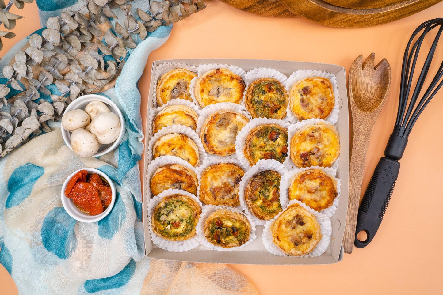 Simply Pie's Famous Savoury Mini Quiches - Bloomingailsph