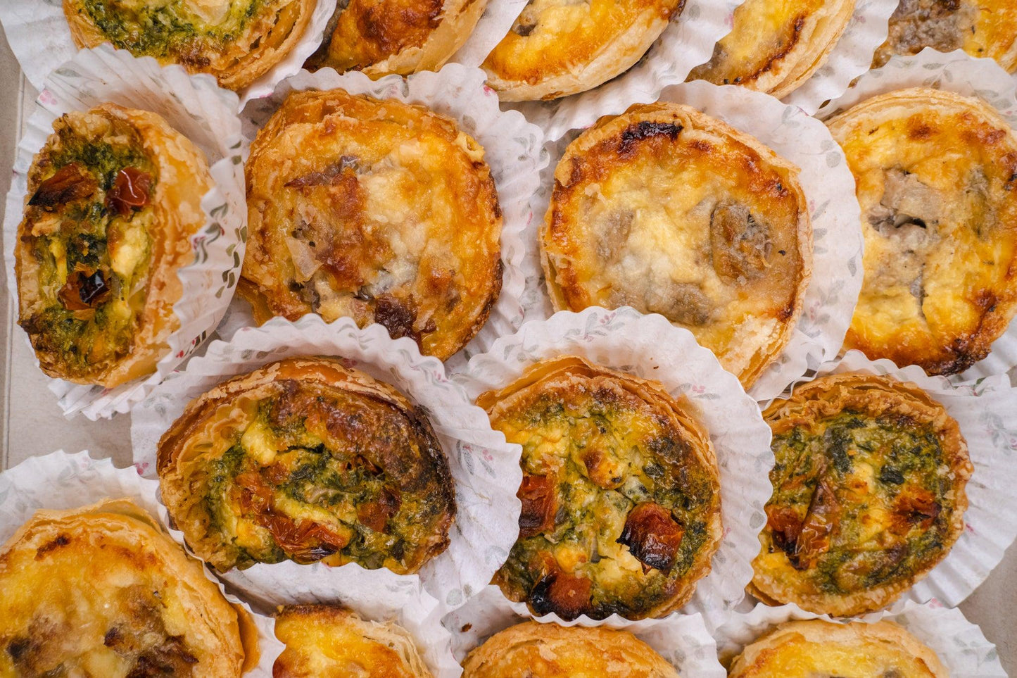 Simply Pie's Famous Savoury Mini Quiches - Bloomingailsph