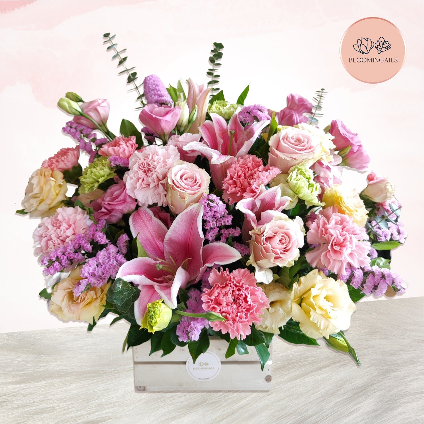 Spring Bloom in Crate