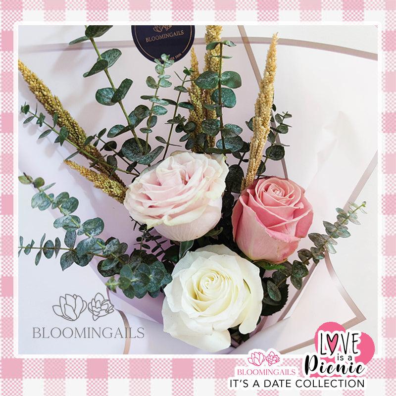 Sweet Trio Ecuadorian Roses - Bloomingailsph