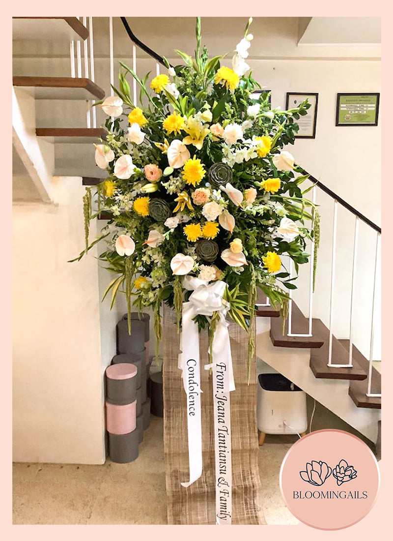 Sympathy Flowers Standing