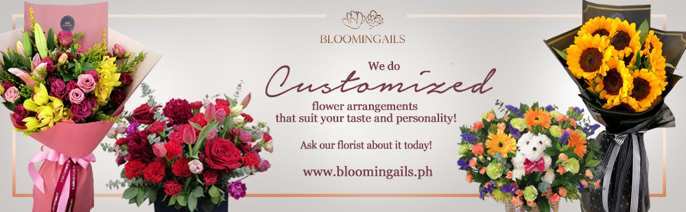 Online flower delivery Manila. Bloomingails florist Manila.