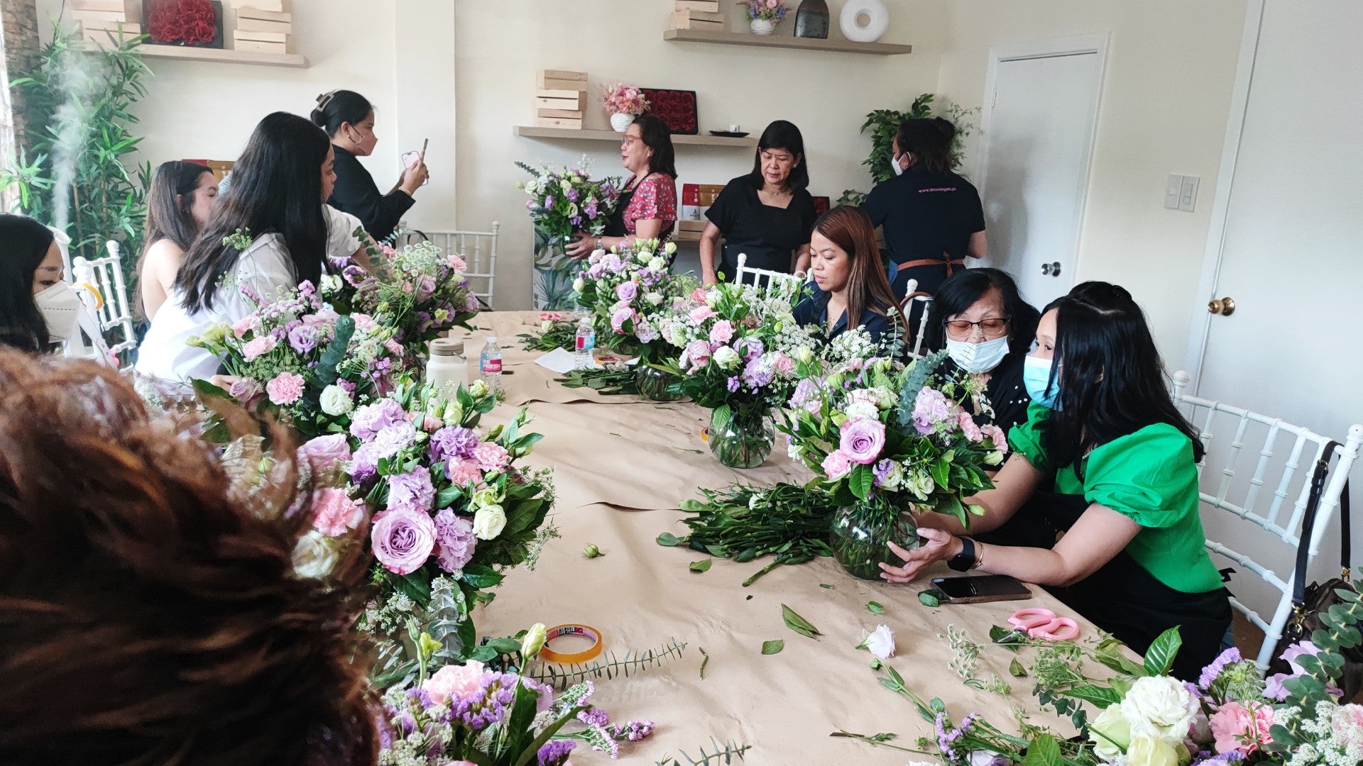 Flower Vase Arrangement Workshop