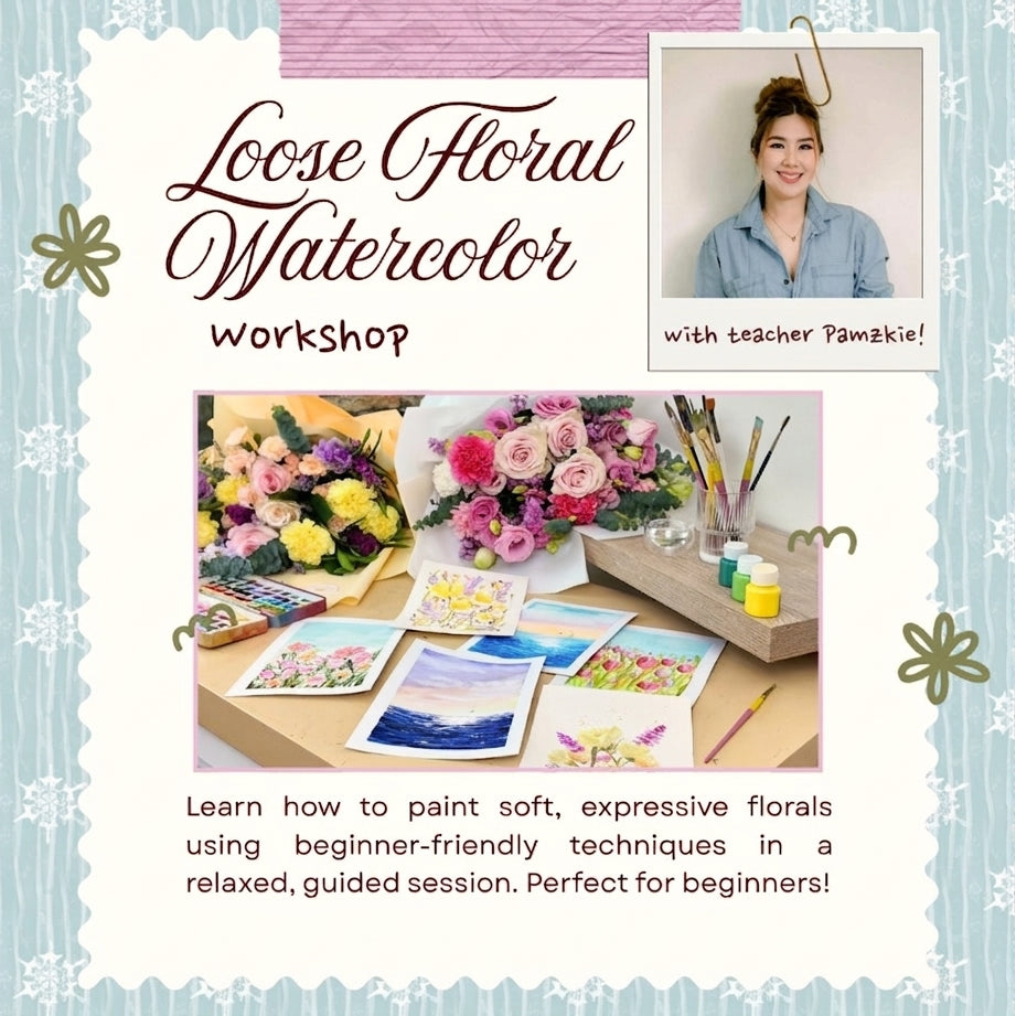 Loose Floral Watercolor Workshop