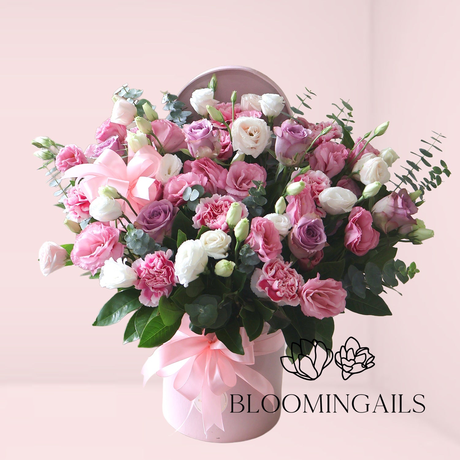 Pink and Lilac Cylinder Box