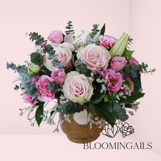 Pink Table Centerpiece