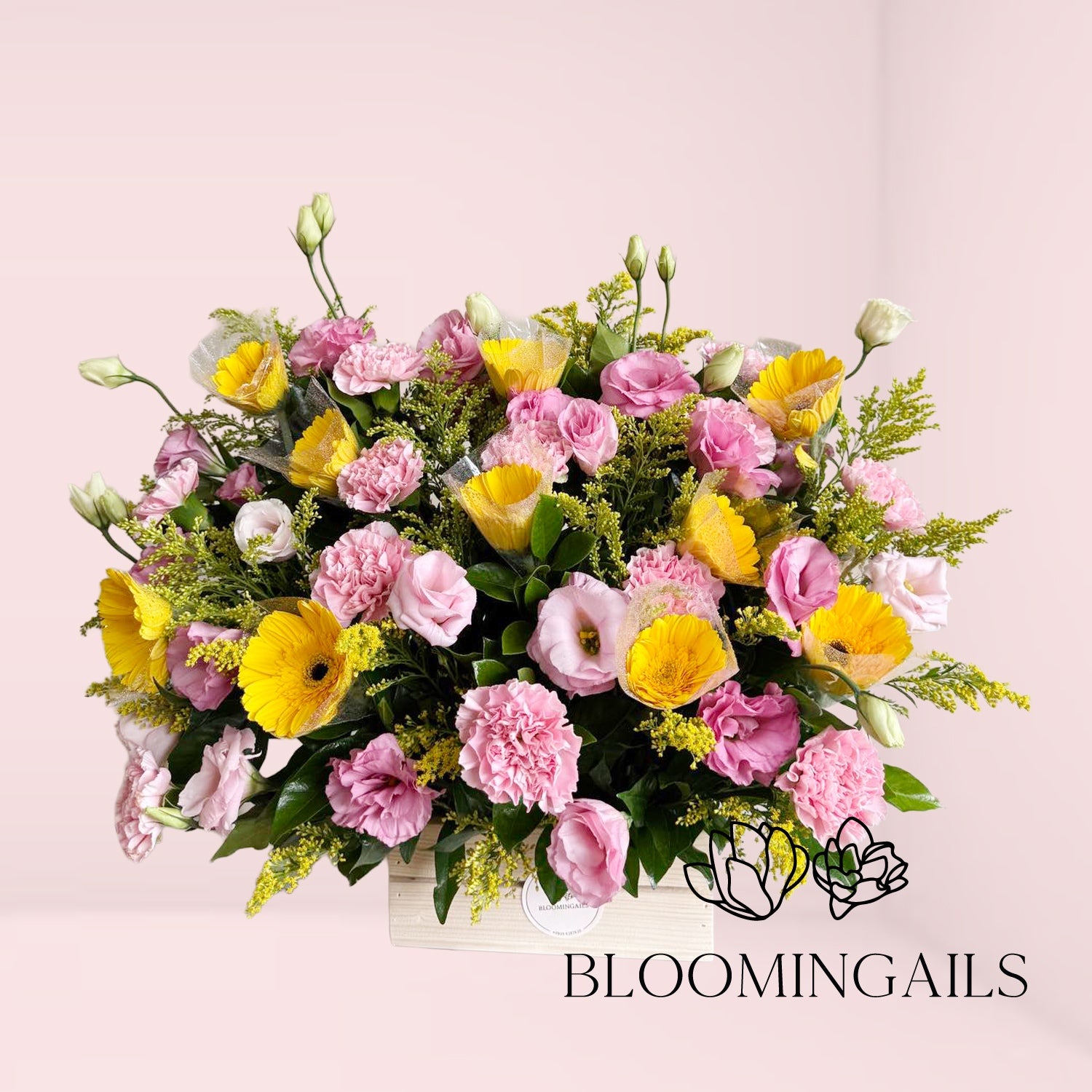 Remember Me Crate Blooms - Sunny