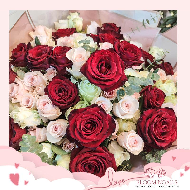 100 Roses Bouquet - Bloomingailsph