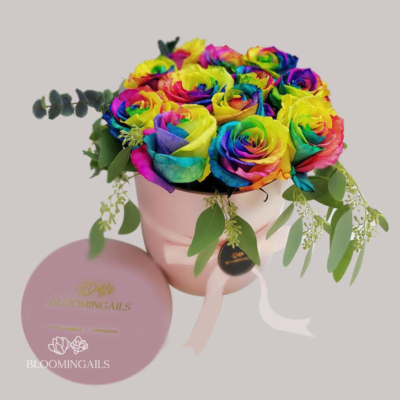 Rainbow Love Boxed Bouquet-Image-1