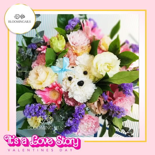 Bella Puppy Love Bouquet - Bloomingailsph