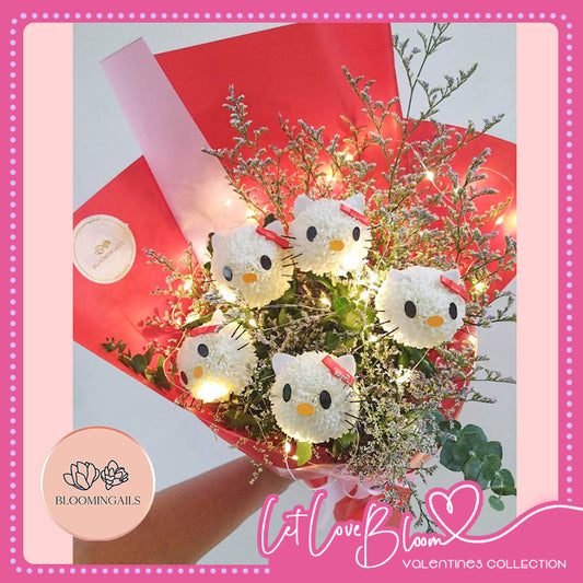 Hello Kitty Valentine - Flower Bouquet by Bloomingails PH