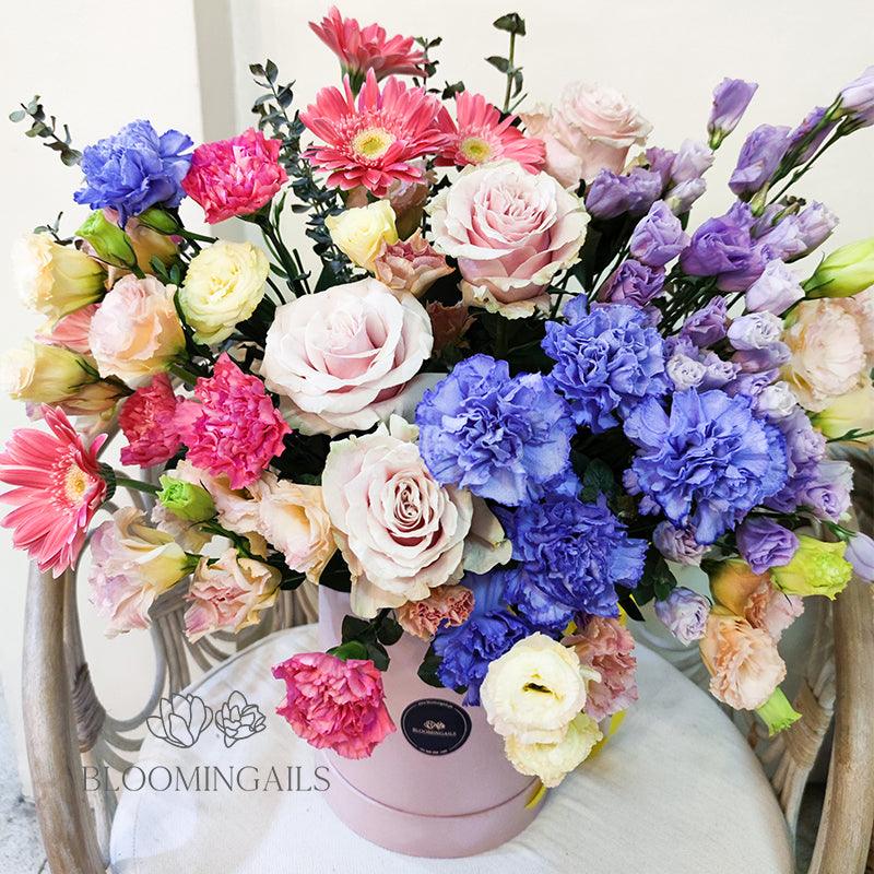 Jewel Blooms in Round Box - Bloomingailsph
