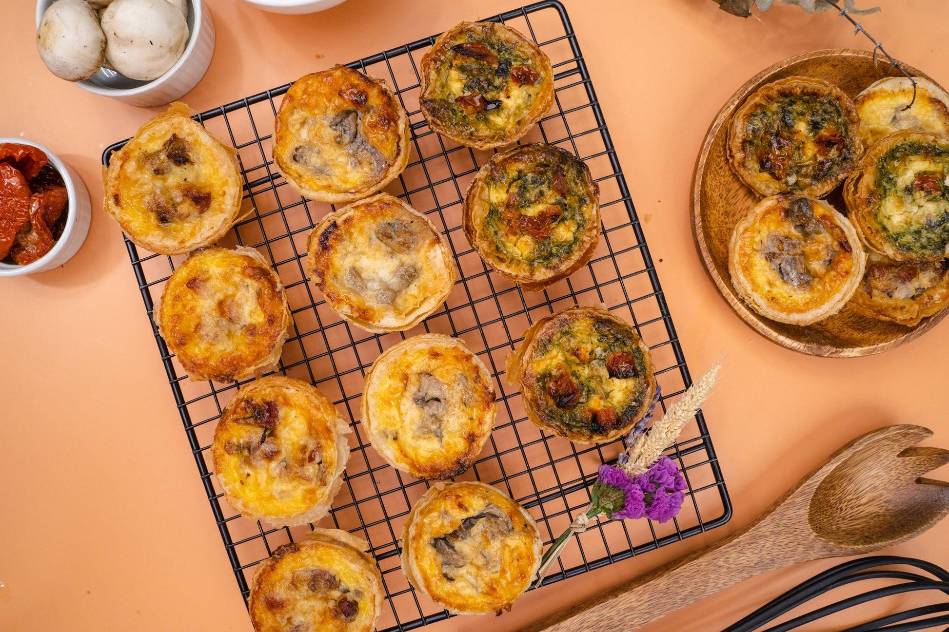 Simply Pie's Famous Savoury Mini Quiches - Bloomingailsph