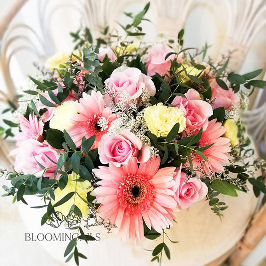 Springtime Blooms In Low Hatbox - Bloomingailsph
