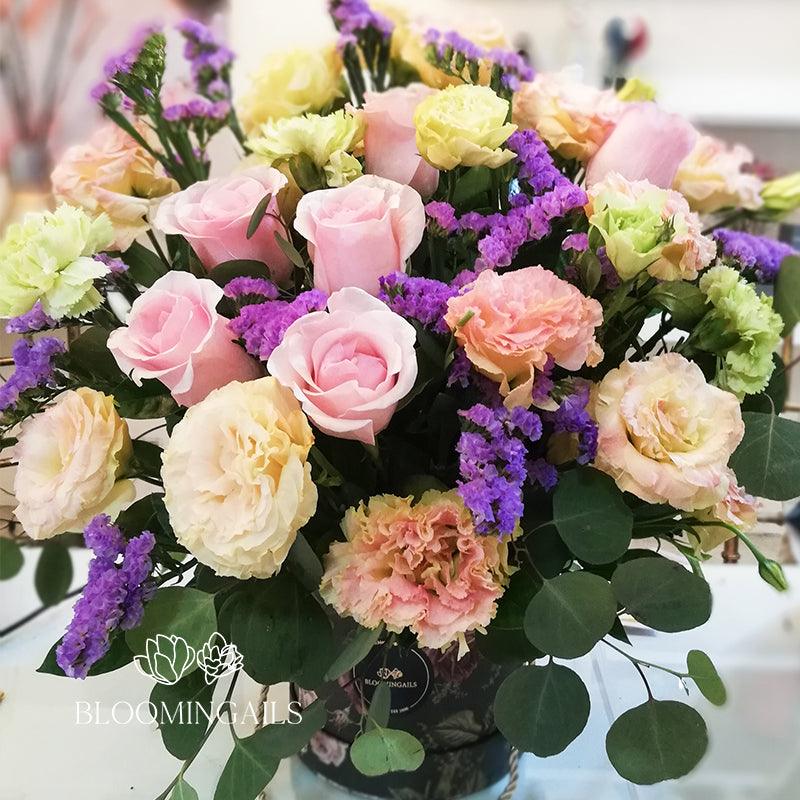 Sweet and Peachy Boxed Blooms - Bloomingailsph